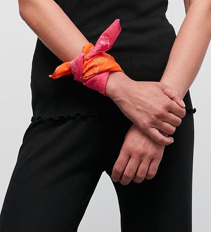 Mads Nørgaard Scarf - 55x55 cm - Pink/Orange