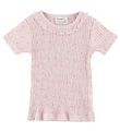 Lil' Atelier T-Shirt - Rib - NmfHulla - Peach Blush Lil' Atelier T-Shirt - Rib - NmfHulla - Peach Blush