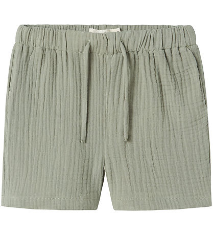 Lil' Atelier Shorts - Muslin - NmmJanu - Seagrass