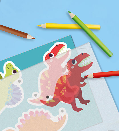 SES Creative Creation Set - Shrink wrap - Dinosaur Key rings