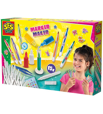 SES Creative Creation Set - Low Your Own Colour Markers - 15 Col