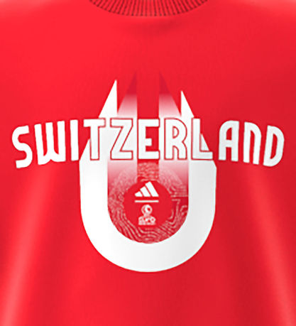 adidas Performance T-shirt - Switzerland - Pure Ruby