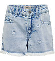 Kids Only Shorts - KogRobyn - Light Blue Denim/Butterfly Kids Only Shorts - KogRobyn - Light Blue Denim/Butterfly