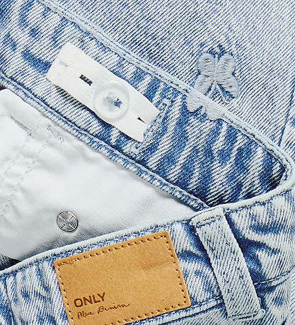 Kids Only Shorts - KogRobyn - Light Blue Denim/Butterfly