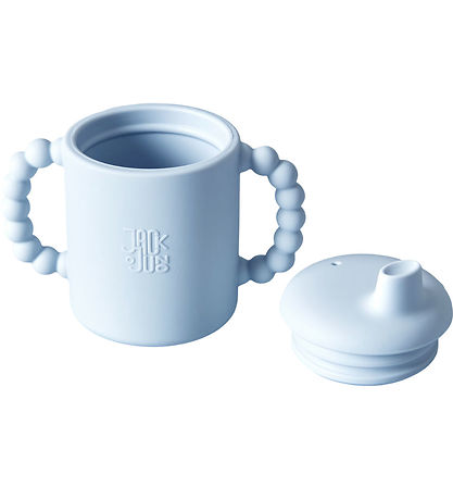 Jack o Juno Mugg m. Pip - Silikon - Bubble - Pale Blue