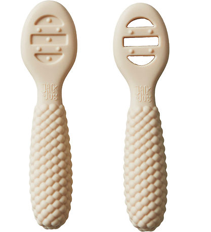 Jack o Juno Baby Spoons - Silicone - 2-Pack - Bubble - Milk
