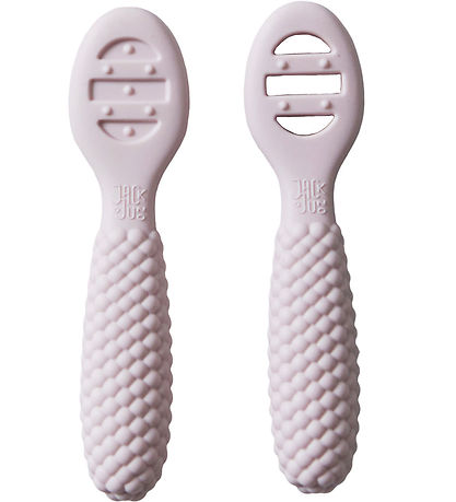 Jack o Juno Baby Spoons - Silicone - 2-Pack - Bubble - Light Pin