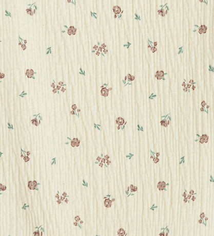 Name It Romper mouwloos - NbfJannis - Gebleekt zand m. Bloemen