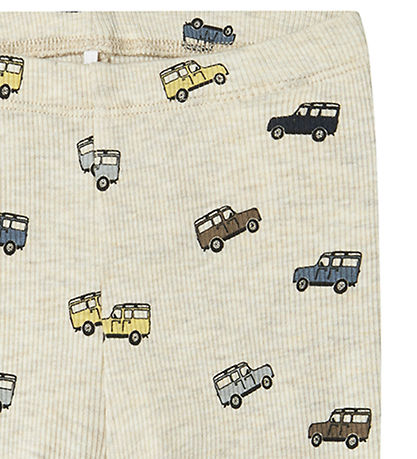 Name It Leggings - Rib - NbmHukab - Peyote Melange m. Auto's Name It Leggings - Rib - NbmHukab - Peyote Melange m. Auto's