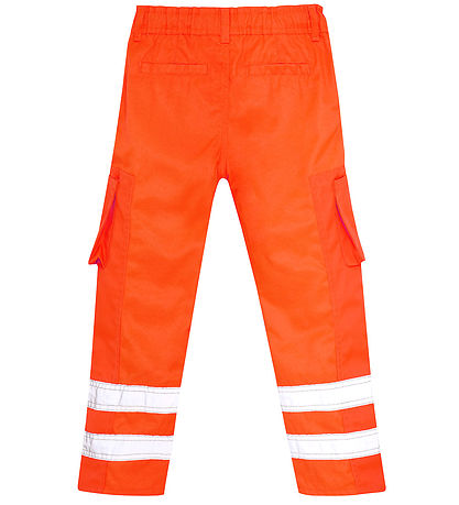 Minymo Cargo Work Trousers - Shocking Orange