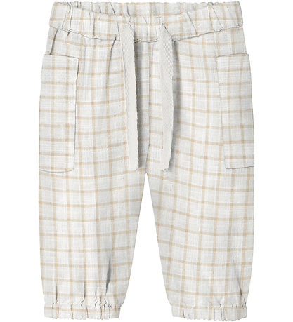 Name It Trousers - NbmHalom - Bright White