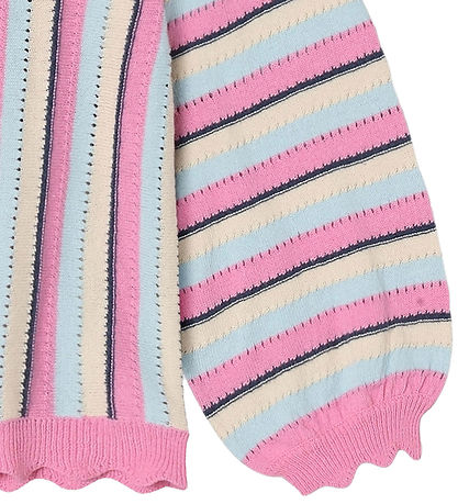 Fliink Blouse - Knitted - Bowie Stripe - Sandshell Multi Fliink Blouse - Knitted - Bowie Stripe - Sandshell Multi