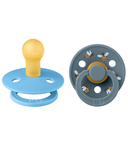 BIBS Colour Pacifiers - Size 1 - 2-Pack - Round - Breeze Mix BIBS Colour Pacifiers - Size 1 - 2-Pack - Round - Breeze Mix