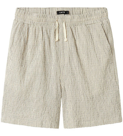 LMTD Shorts - NlmHugo - Turtledove w. Stripes