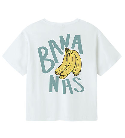 T-Shirt Name It - NkmJacob - Bright White/Lemon Drop T-Shirt Name It - NkmJacob - Bright White/Lemon Drop