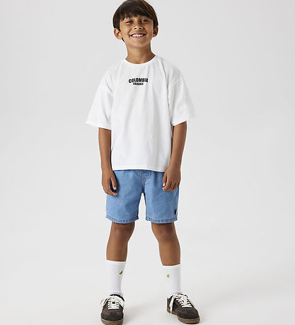 Name It T-shirt - NkmJacob - Bright White/Mjölkig Blue