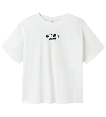 Name It T-shirt - NkmJacob - Bright White/Mjölkig Blue