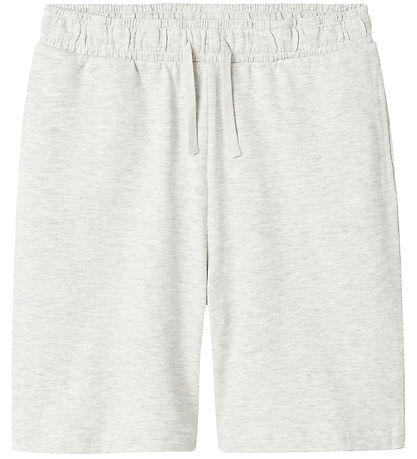 LMTD Shorts - NlmHosk - Light Grey Melange