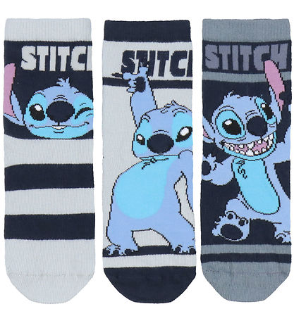 Name It Strumpor - 3-pack - NmmAhan - Stitch - Marinblå Blazer/P