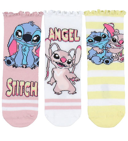 Name It Sukat - 3 kpl - NmfSara - Stitch/Angel - Cameo Vaaleanpu