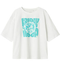 Name It T-paita - NkfVeen - Bright White/Disco Name It T-paita - NkfVeen - Bright White/Disco