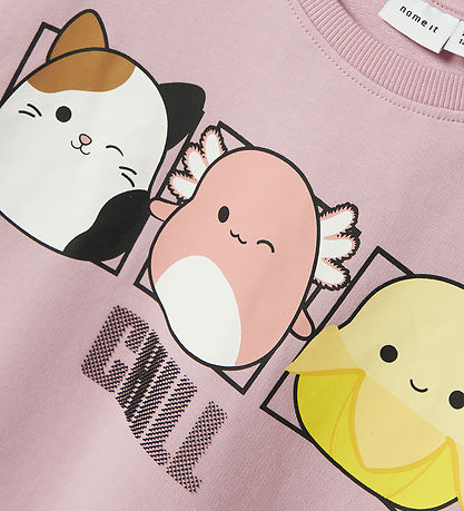 Name It Sweatshirt - NkfMomira - Squishmallows - Cameo Pink Name It Sweatshirt - NkfMomira - Squishmallows - Cameo Pink