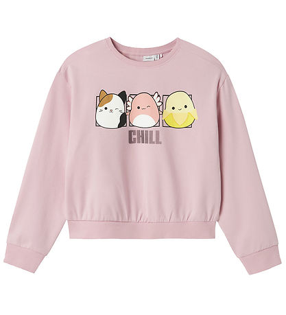 Name It Sweatshirt - NkfMomira - Squishmallows - Cameo Pink Name It Sweatshirt - NkfMomira - Squishmallows - Cameo Pink
