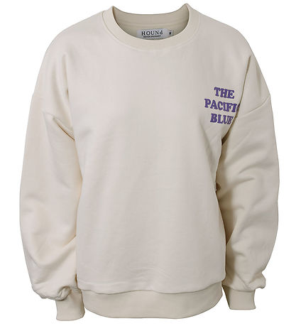 Hound Peysa - Crew Neck - Off White