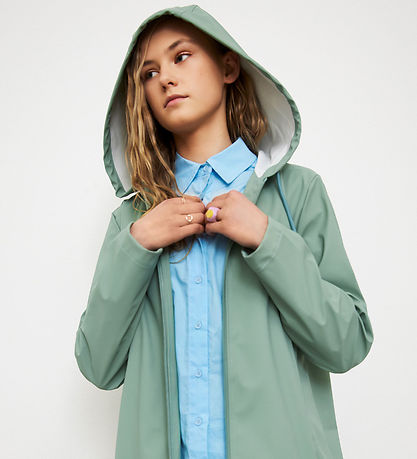 Hound Rain Coat - PU - Dusty Green