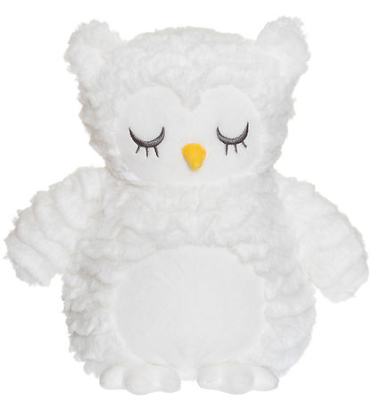 Teddykompaniet Verwarmingskussen - Uil - Wit - 23 cm