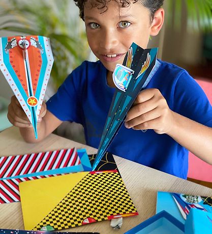 Box Candiy Creatieve Speelset - Lav 40 Papieren vliegtuigjes - T