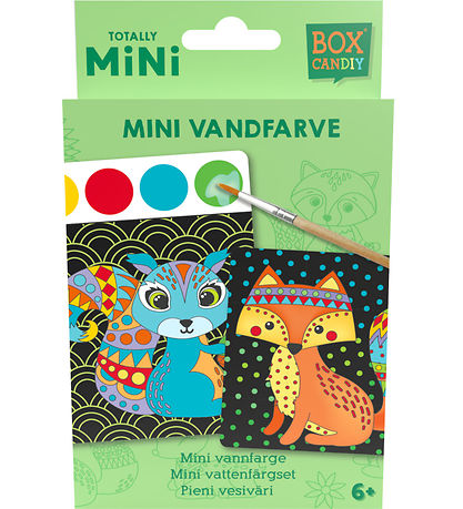 Box Candiy Askartelusetti - Vesivärit - Täysin Mini