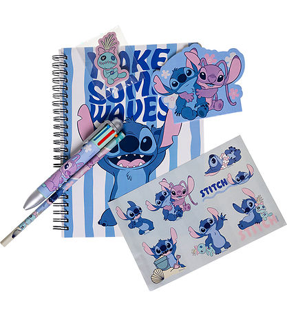 Disney Stitch Kirjoitussarja M. Kuulakärkikynä, Lyijykynä ja Mui