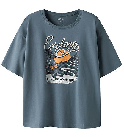 T-Shirt Name It - NkmVictor - 2 Pack - Lemon Meringue/Blue Mirag T-Shirt Name It - NkmVictor - 2 Pack - Lemon Meringue/Blue Mirag