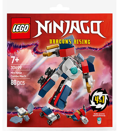 LEGO® Ninjago - Kombi-ninjamech 30699 - 4-I-1 - 80 Parts