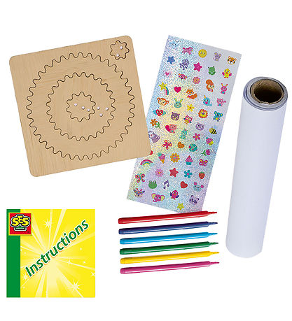 Set de Création SES Creative - Ensemble de dessins en spirale pa