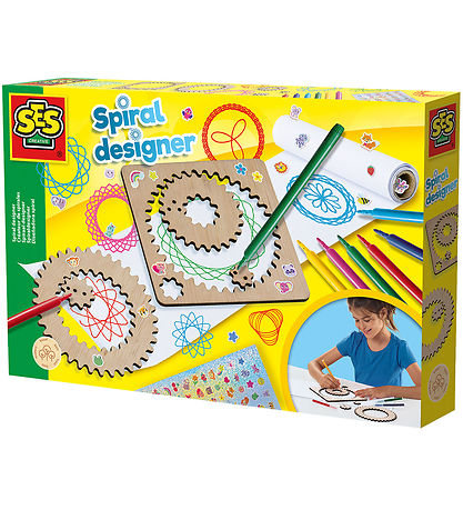Set de Création SES Creative - Ensemble de dessins en spirale pa