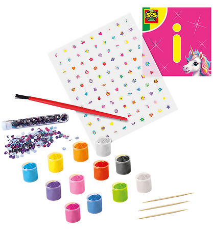 SES Creative - Verzieren Sie Ihre Nägel - Einhorn