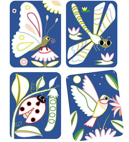 Djeco Colouring Set - Palette Painting - Creepy Crawlies