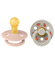 BIBS Colour Pacifiers - Size 1 - 2-Pack - Round - Blush Mix BIBS Colour Pacifiers - Size 1 - 2-Pack - Round - Blush Mix