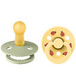 BIBS Colour Spenen - Maat 2 - 2-pack - Rond - Sage Mix