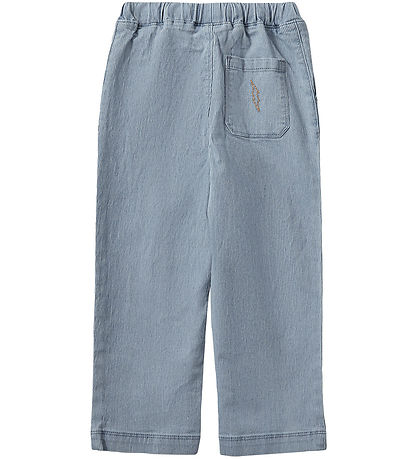 Sofie Schnoor Byxor - Storm - Blue Denim Stripe