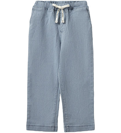 Sofie Schnoor Byxor - Storm - Blue Denim Stripe