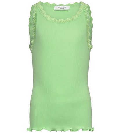Rosemunde Top - Rib - Modal/Cotton - Balta - Pistachio Green Rosemunde Top - Rib - Modal/Cotton - Balta - Pistachio Green
