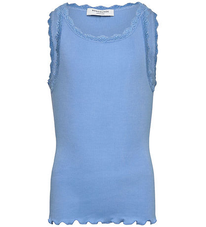 Rosemunde Top - Rib - Modal/Baumwolle - Balta - Kleiner Junge Bl