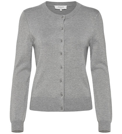 Rosemunde Cardigan - Knitted - Denise - Light Grey Melange Rosemunde Cardigan - Knitted - Denise - Light Grey Melange