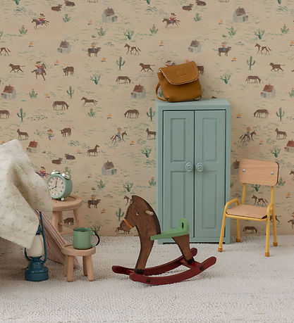 Maileg Rocking Horse - Mouse - Dark Brown Maileg Rocking Horse - Mouse - Dark Brown