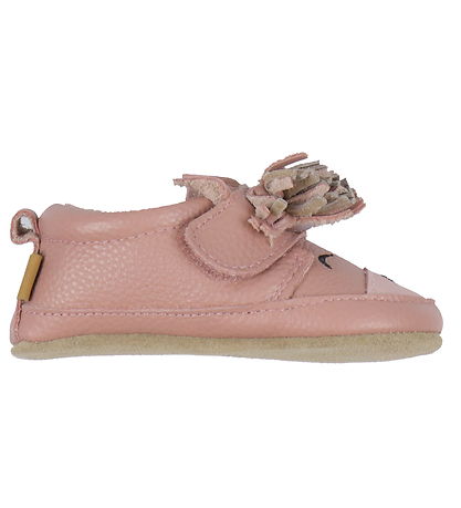 Melton Soft Sole Leather Shoes - Horse - Ash Rose