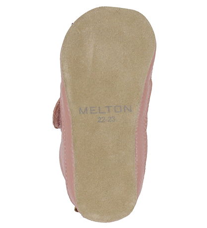 Melton Soft Sole Leather Shoes - Horse - Ash Rose