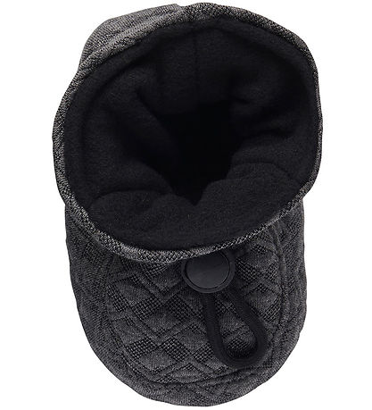 Melton Booties - Quilted - Dark Grey Melange